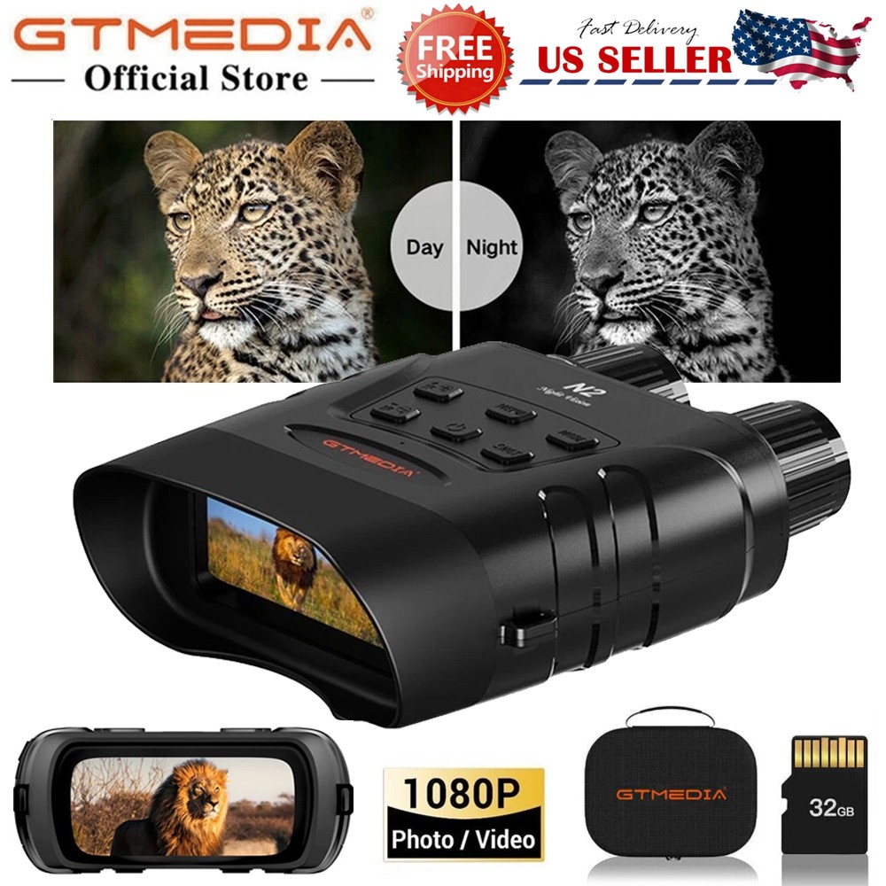 Night Vision Goggles Infrared Digital Binoculars For Total Darkness Surveillance