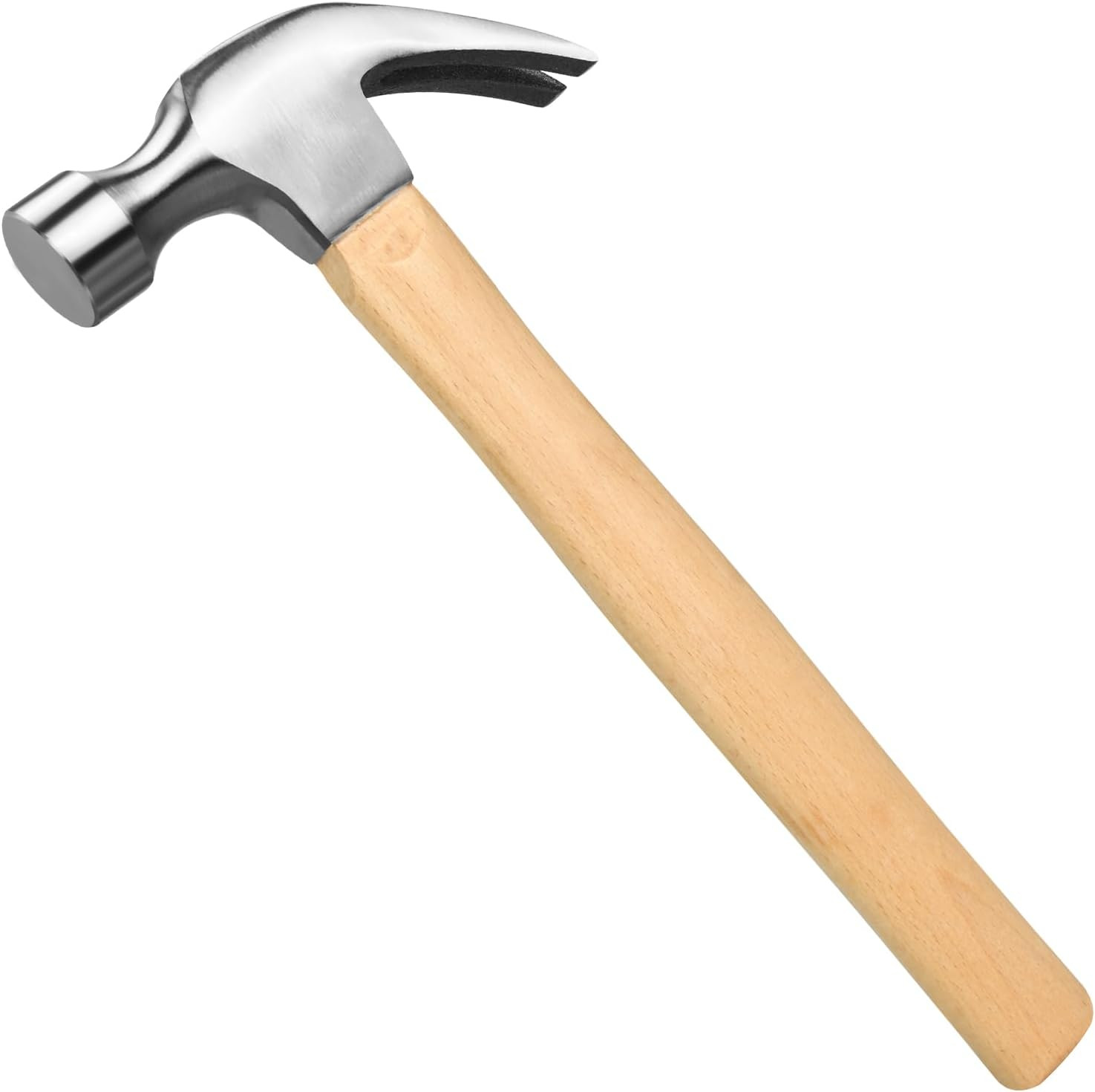 24Oz Claw Hammer, General Purpose Claw Hammer with Wooden Handle & Forged Steel