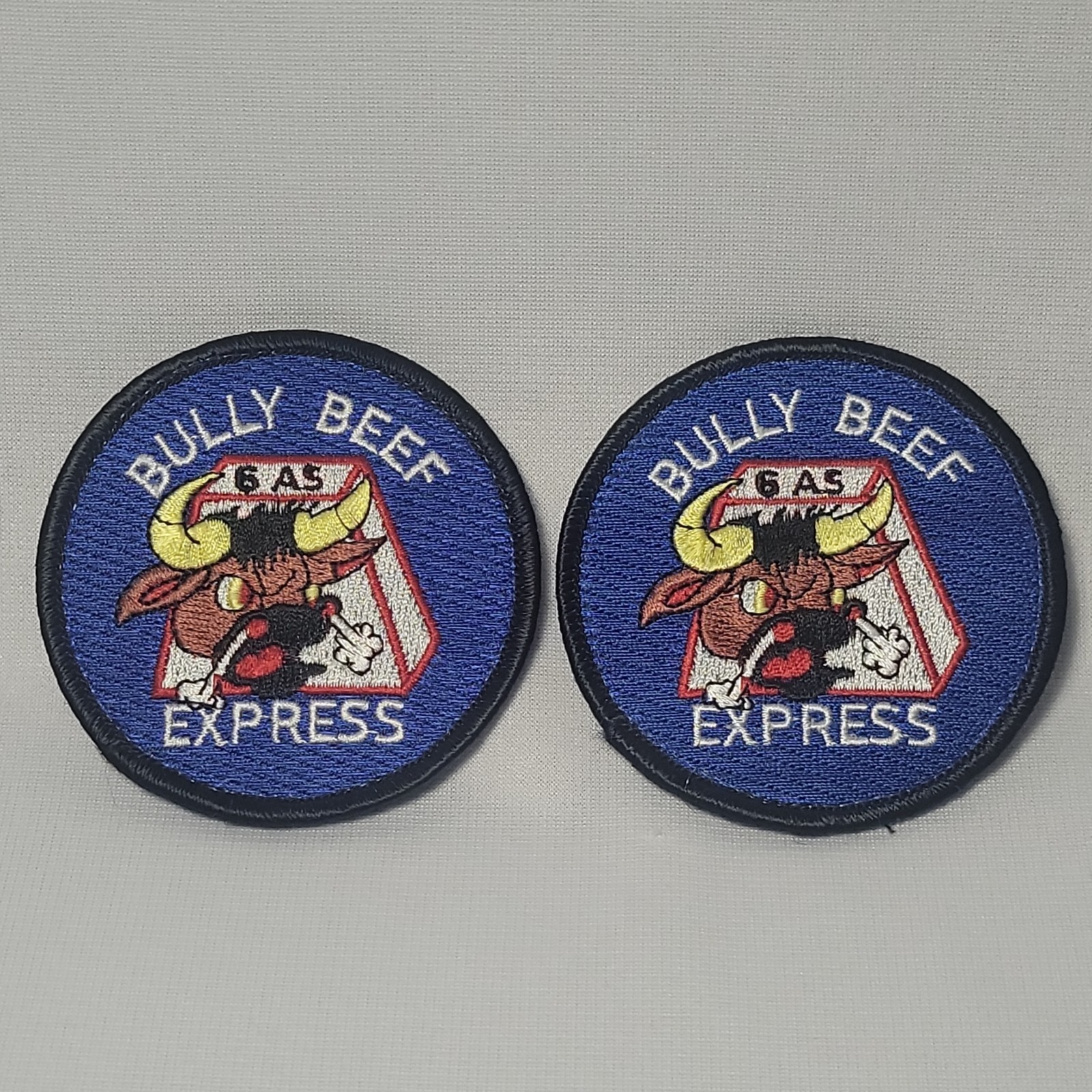 NEW USAF 6th Airlift Squadron Patches (2)