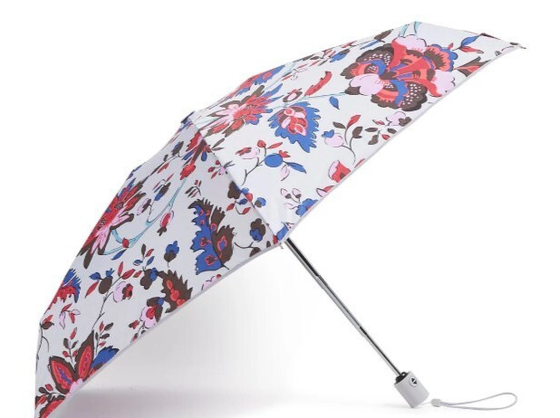 Vera Bradley VINEYARD FLORAL Automatic Mini Umbrella (New & Sealed)