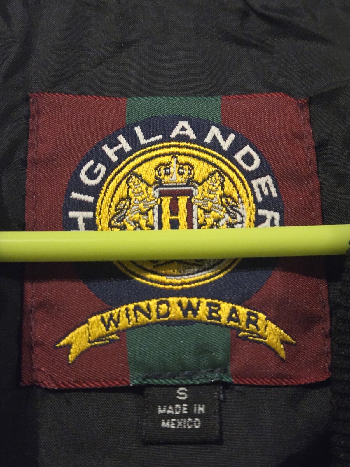 Highlander Windwear Jacket Mens Small Long Sleeve Pullover Windbreaker Golf NWT