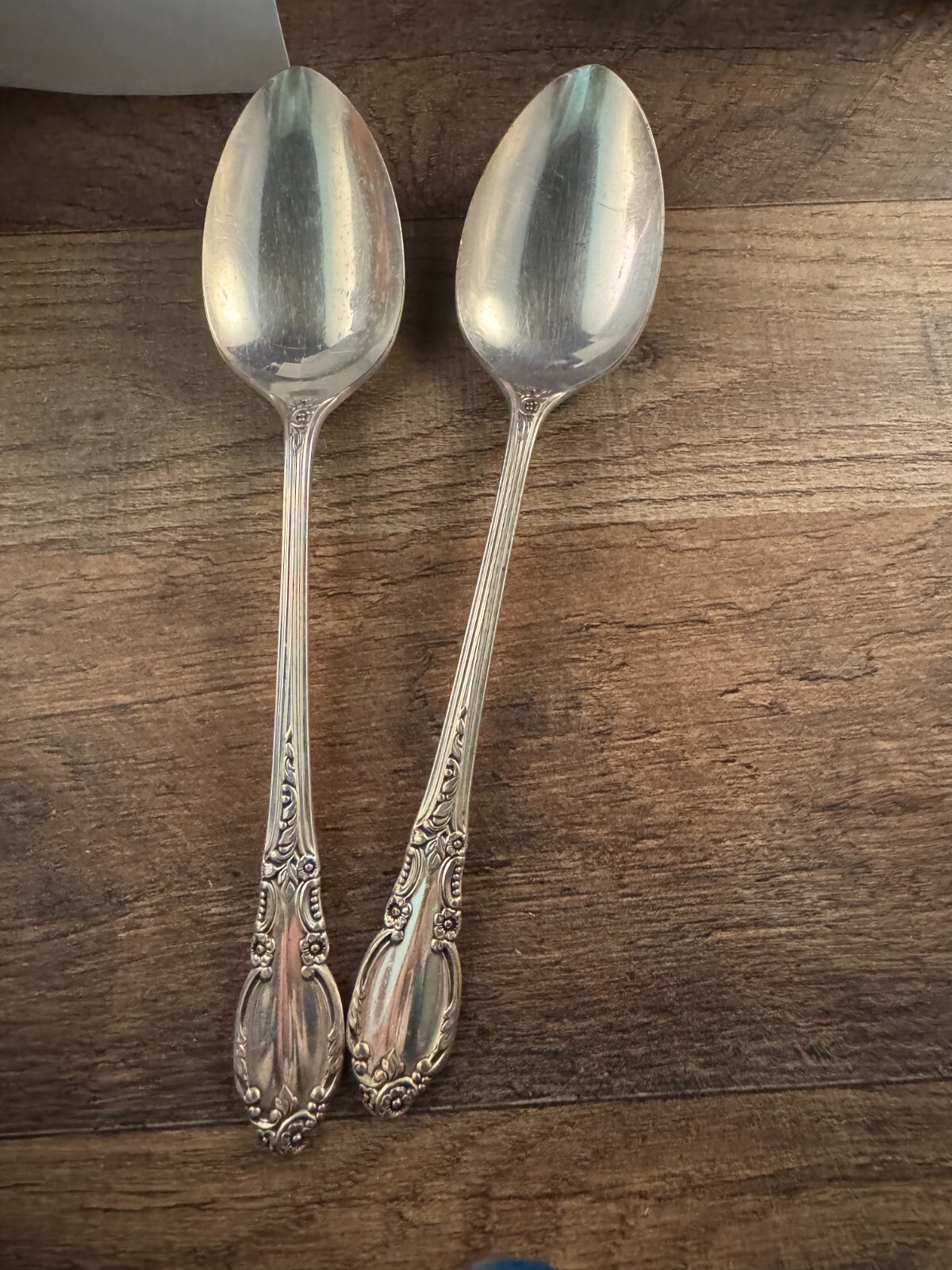 2 Piece Lot Set 1881 Rogers Enchantment Pattern Tablespoons