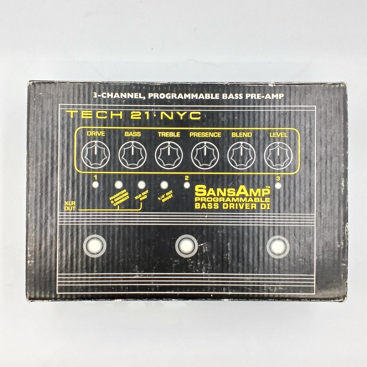 TECH21 PROGRAMMABLE BASS DRIVER DI bass prelifier