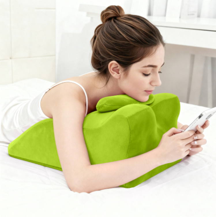 Ergonomic Memory Foam Bed Pillow Spinal Posture Support Back Leg Reading Cushion