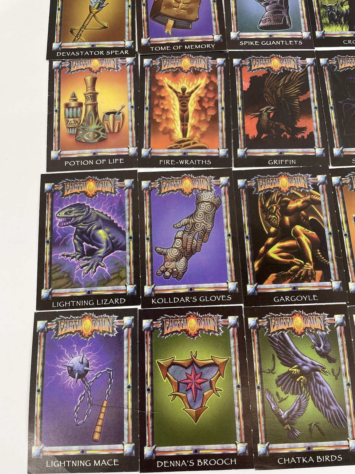 Parts Replacement Cards Earthdawn Barsaive 1993 FASA