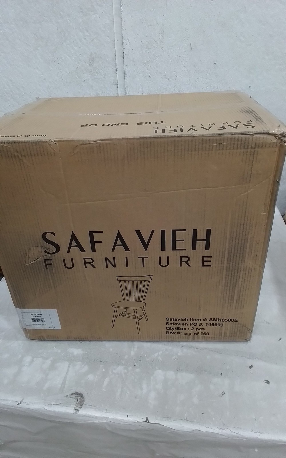 Safavieh PARKER SPINDEL SIDE CHAIR, Reduced Price 2172771376 AMH8500E