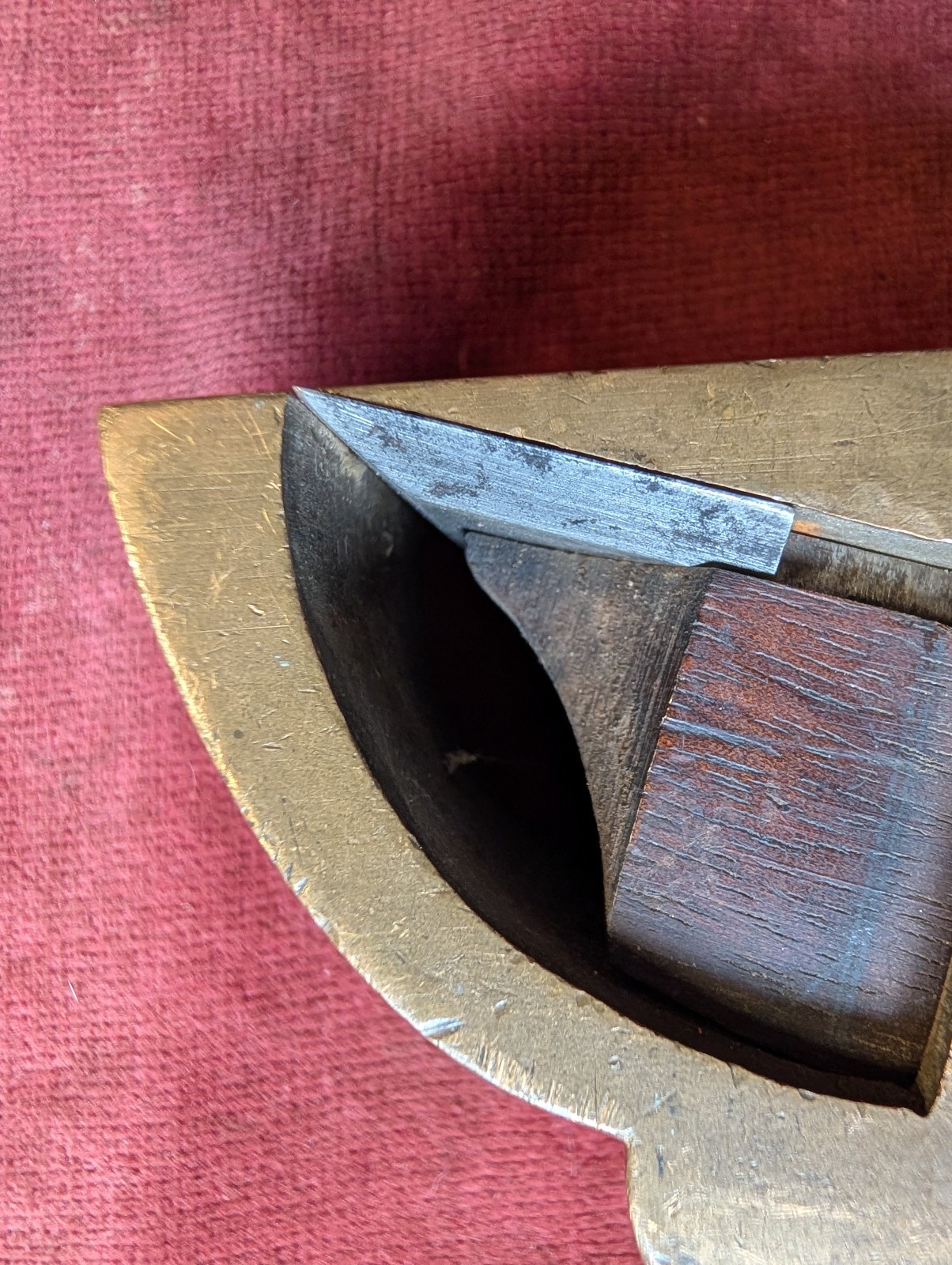 Vintage Brass Bullnose Plane (H)
