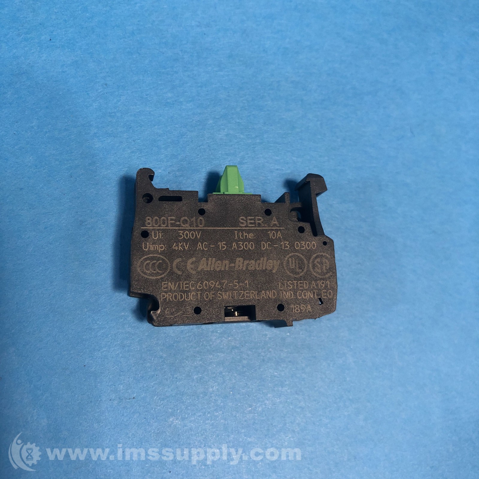 Allen Bradley 800F-Q10 Series A Contact Block FNIP