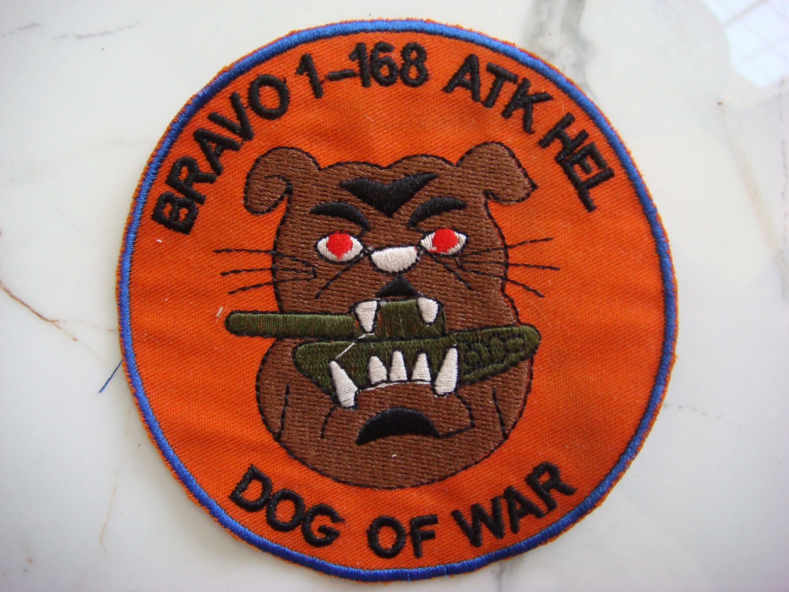 US ARMY 1st BN - 168th ATTACK HELICOPTER " DOG OF WAR " PATCH