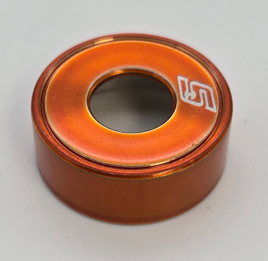 SNAP-ON TOOLS TOOL BOX LOCK CYLINDER CAP COVER ANODIZED ORANGE NEW