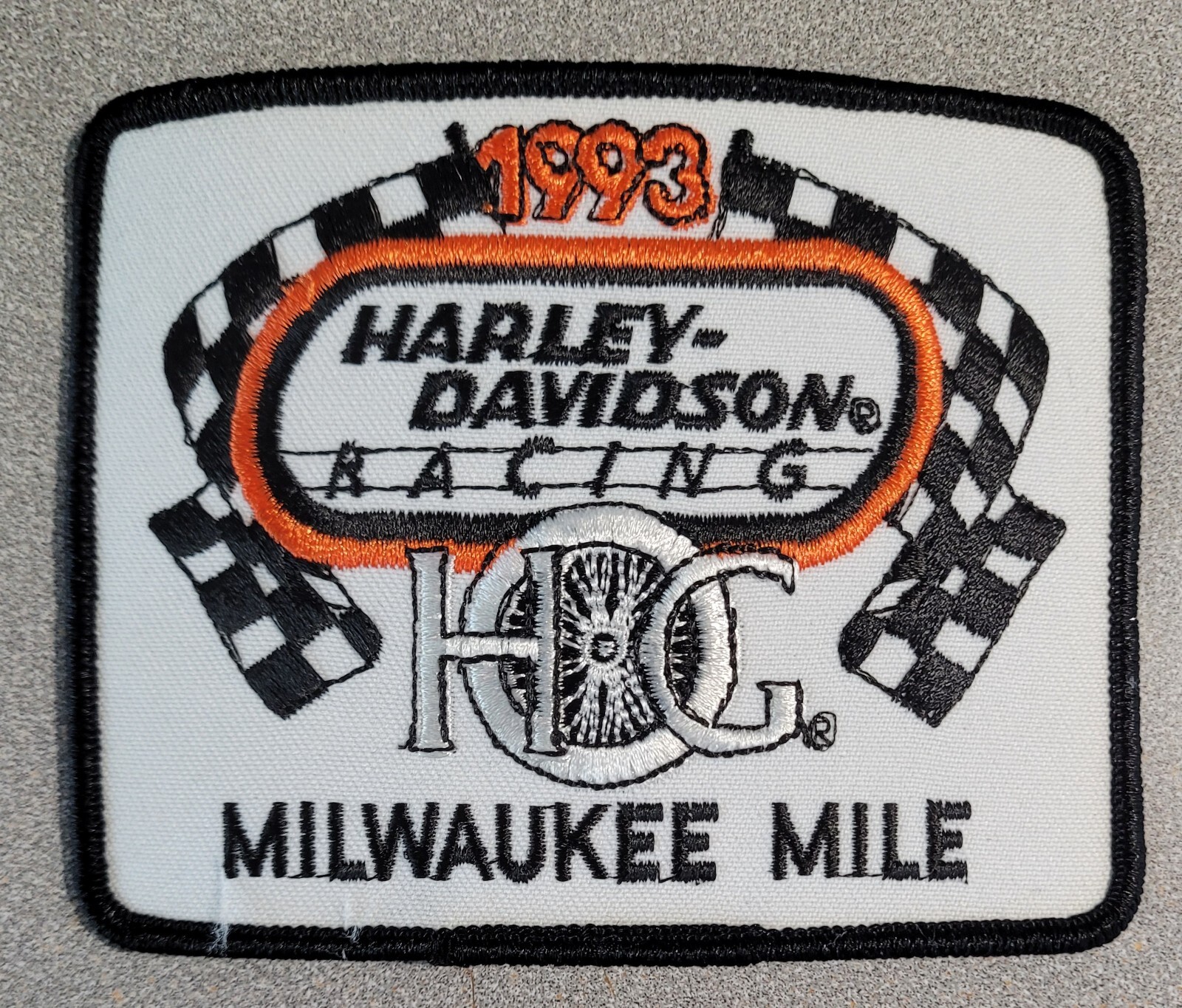 1993 Harley-Davidson Racing Milwaukee Mile Patch NEW