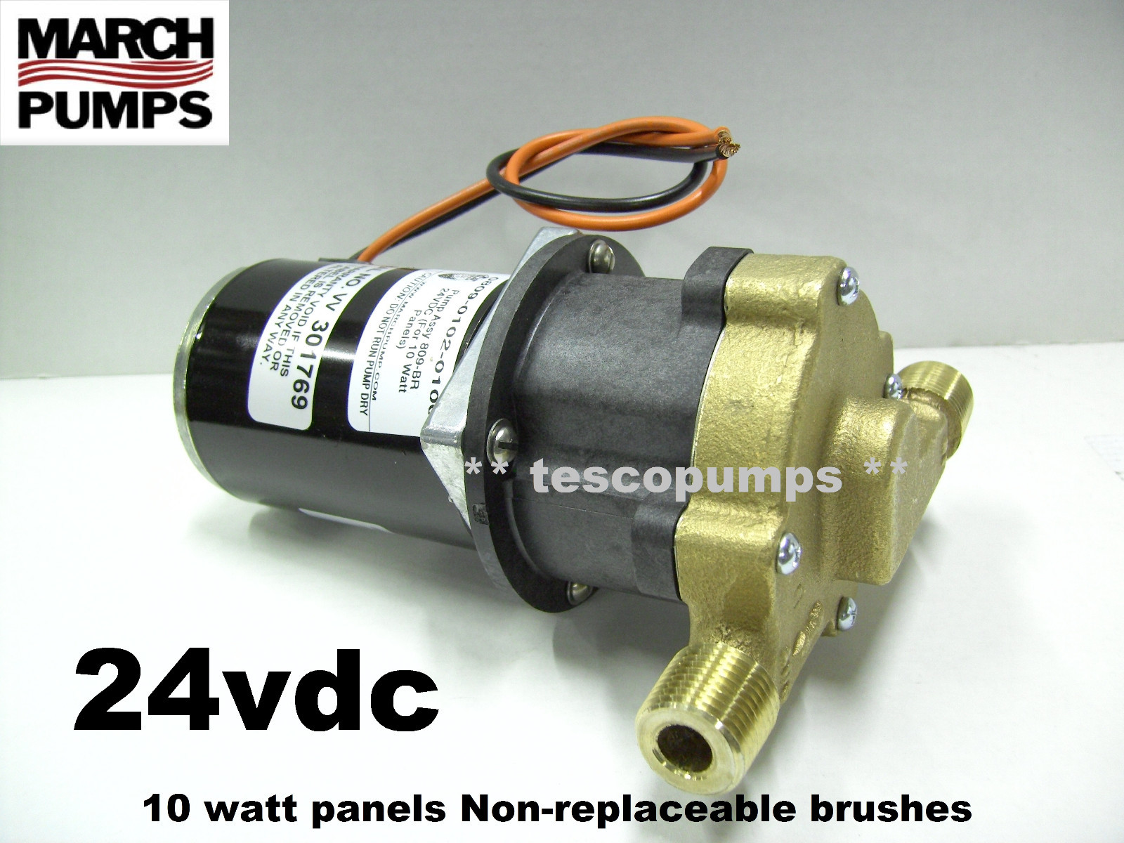 March Pump 809 BR 24vdc 0809-0102-0100
