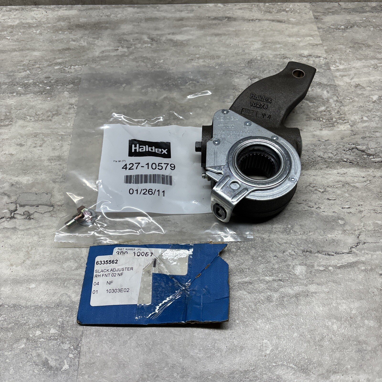 Haldex 300-10067 Automatic Brake Slack Adjuster, New Flyer P/N 6335562, New