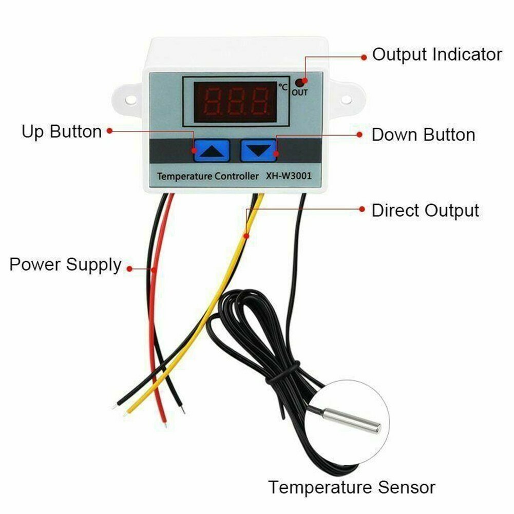 Thermostat Switch Probe-Tester 110/220V Incubator-Digital Temperature Controller