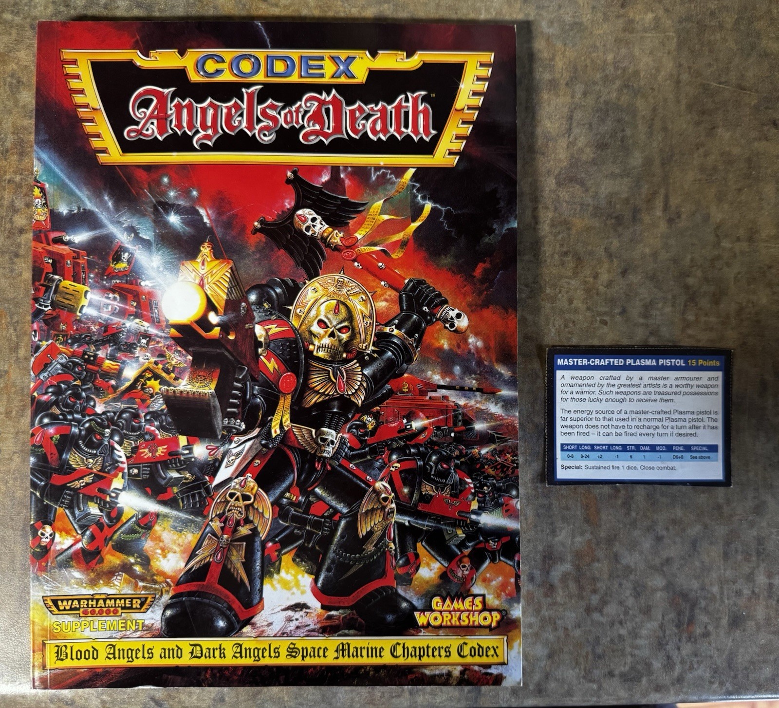 Warhammer 40K - Angels Of Death Codex OOP - Good Condition