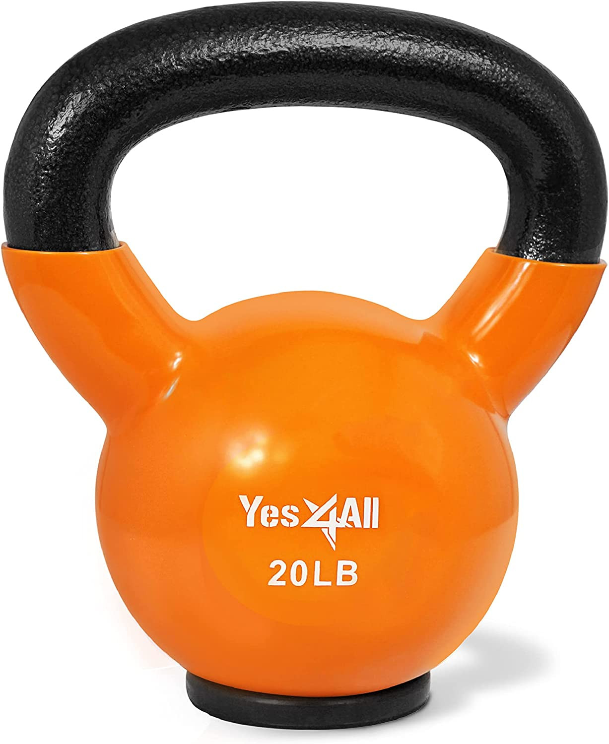 Rubber Base Kettlebell Set for Women, Weights 10-65 lbs for Strength Training