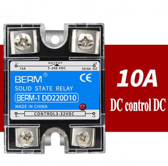 DC-DC 3-32VDC Control voltage 10A - 100A SSR Single Phase Solid State Relay