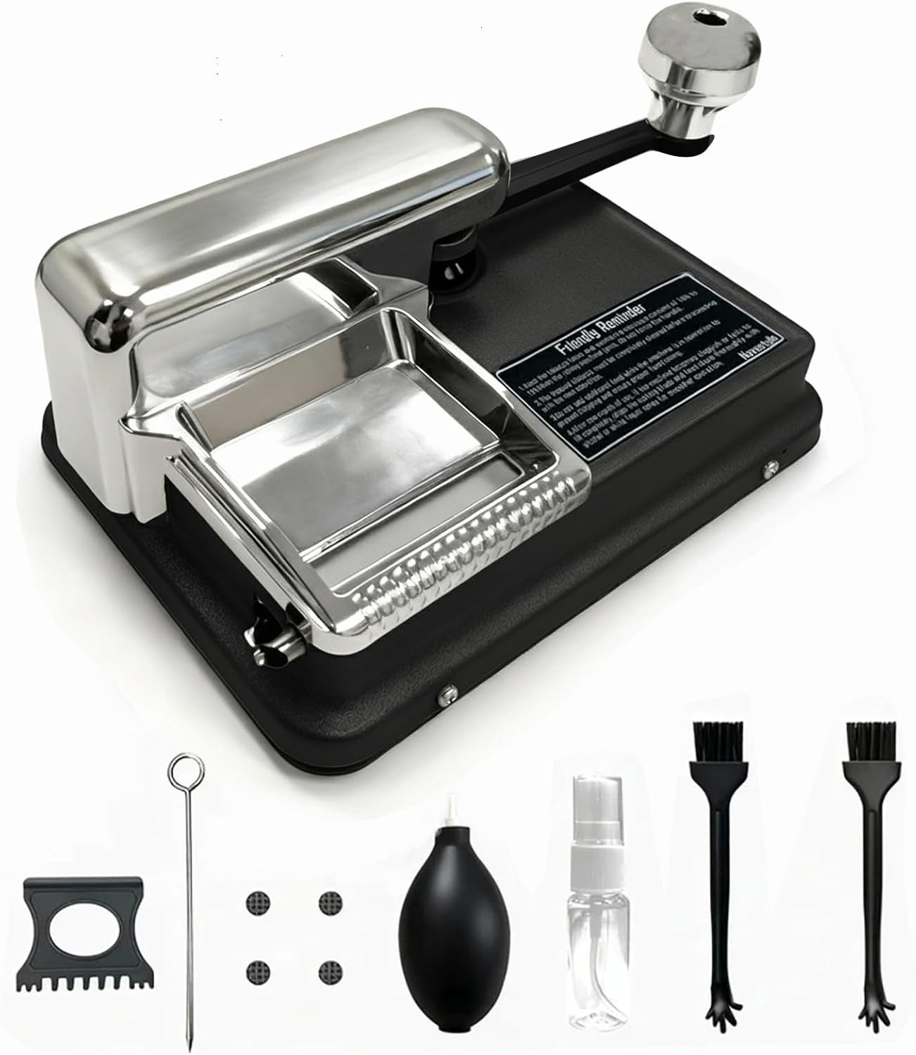Cigarette Rolling Machine Manual, Dual-Track Upgrade Tobacco Injector, Cigarette
