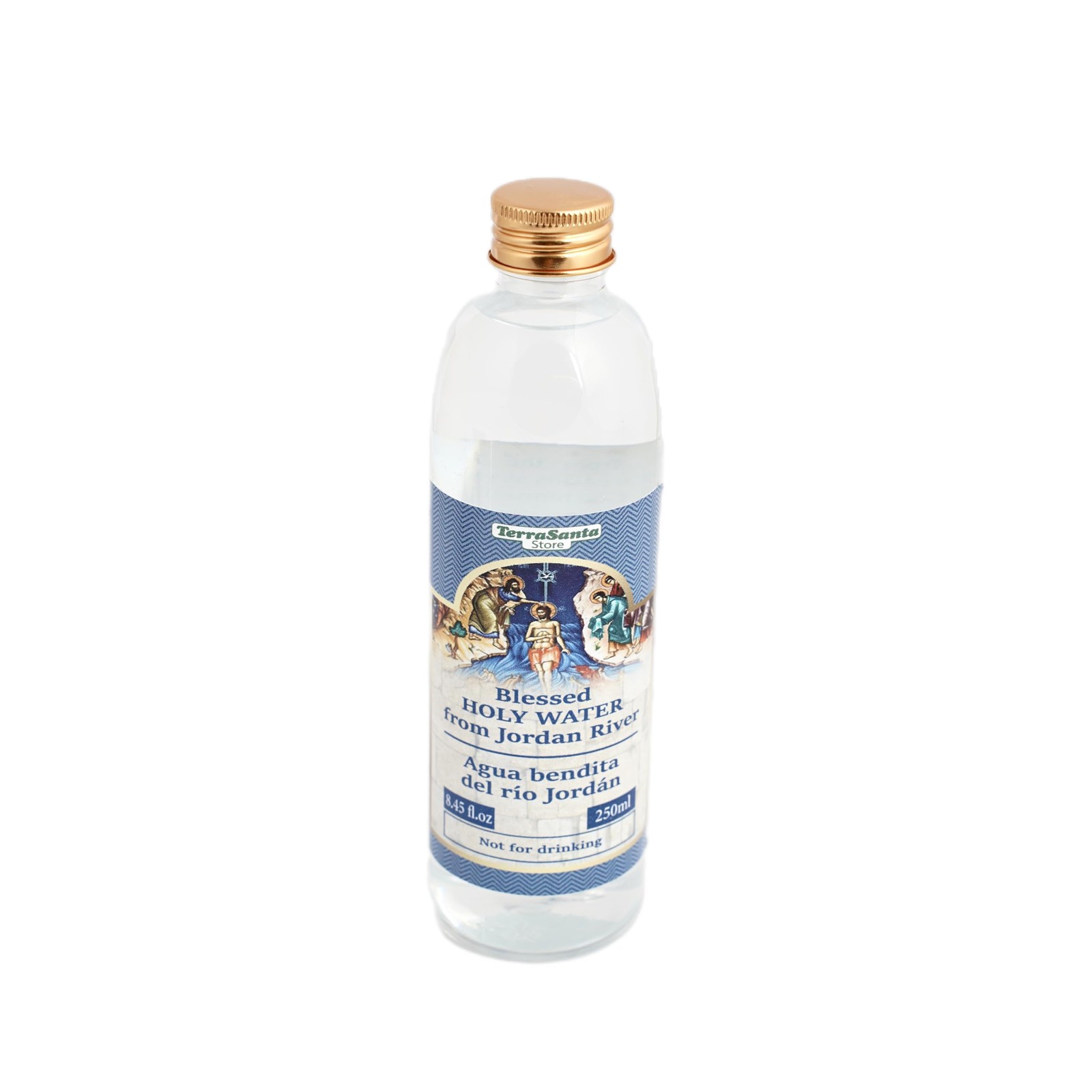 Blessed Authentic Bottle with Holy Water 8.4 fl.oz(250 ml) Souvenir from Jeru...