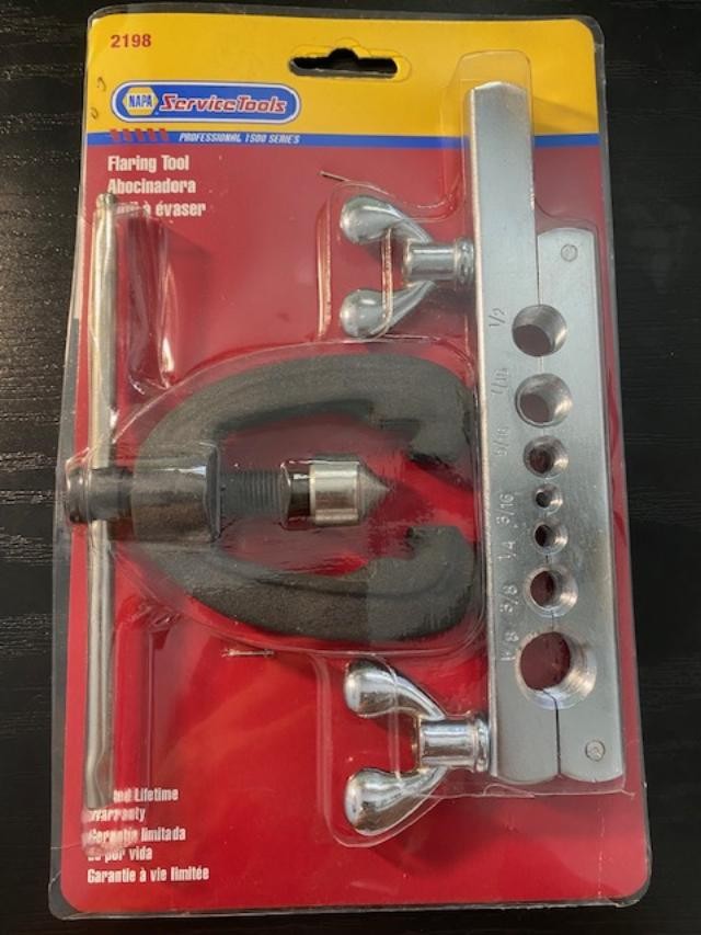 Napa Flaring Tool 7 Sizes 3/16 to 5/8 2198