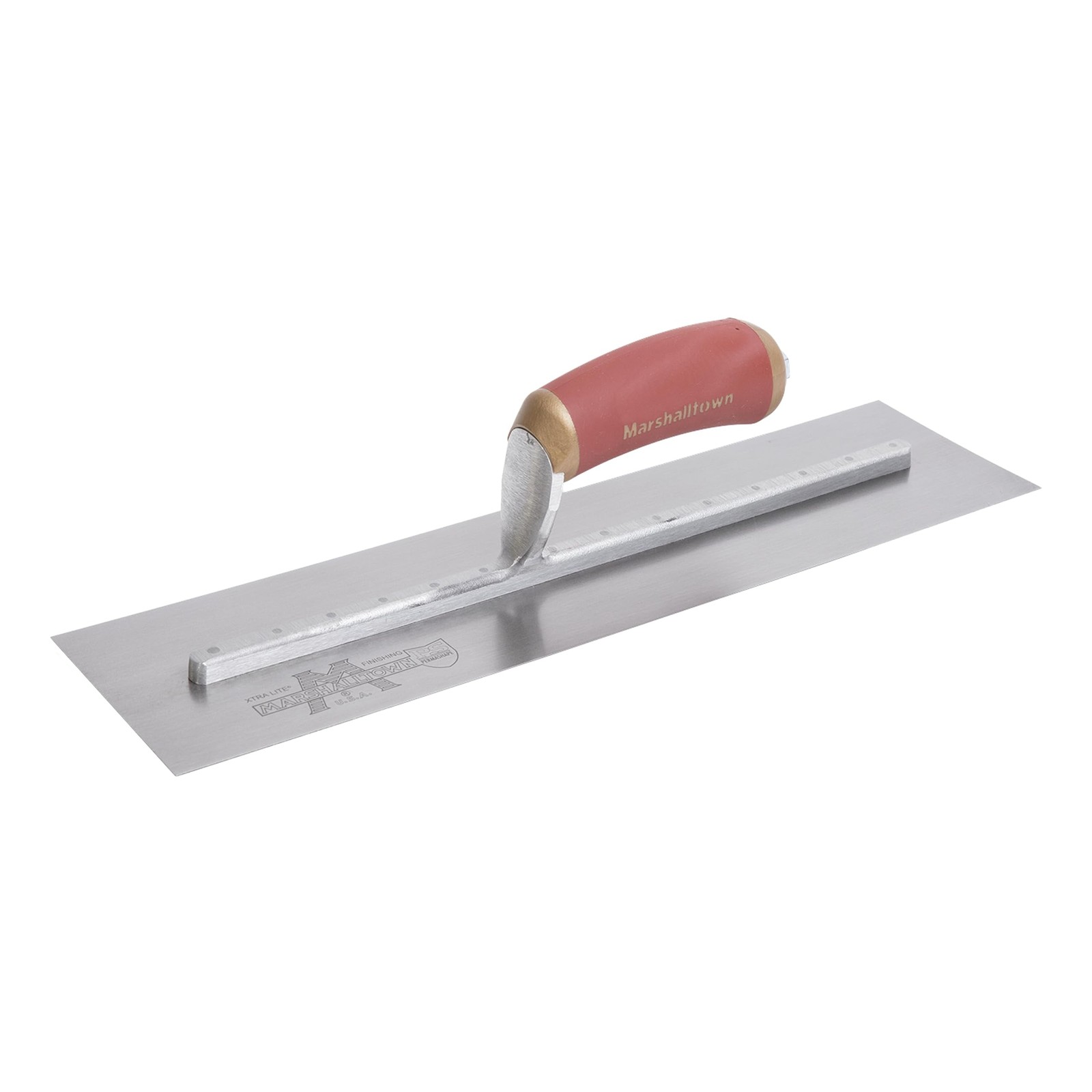 MARSHALLTOWN PermaShape Finishing Trowel, 14 x 5 Inch Broken-In High Carbon Stee