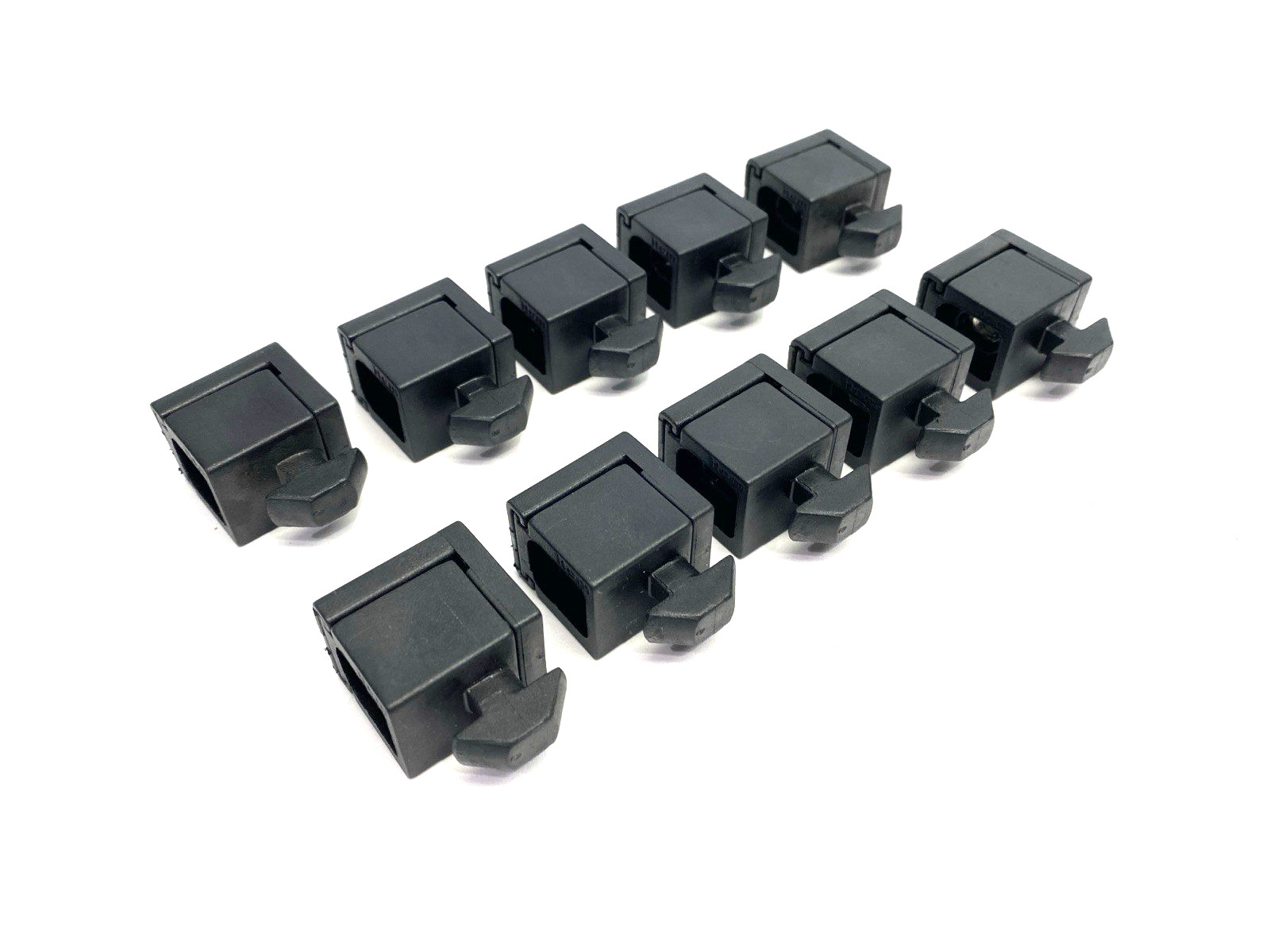 Item 0.0.026.72 Multiblock Panel Mount PA 8 Black LOT OF 10