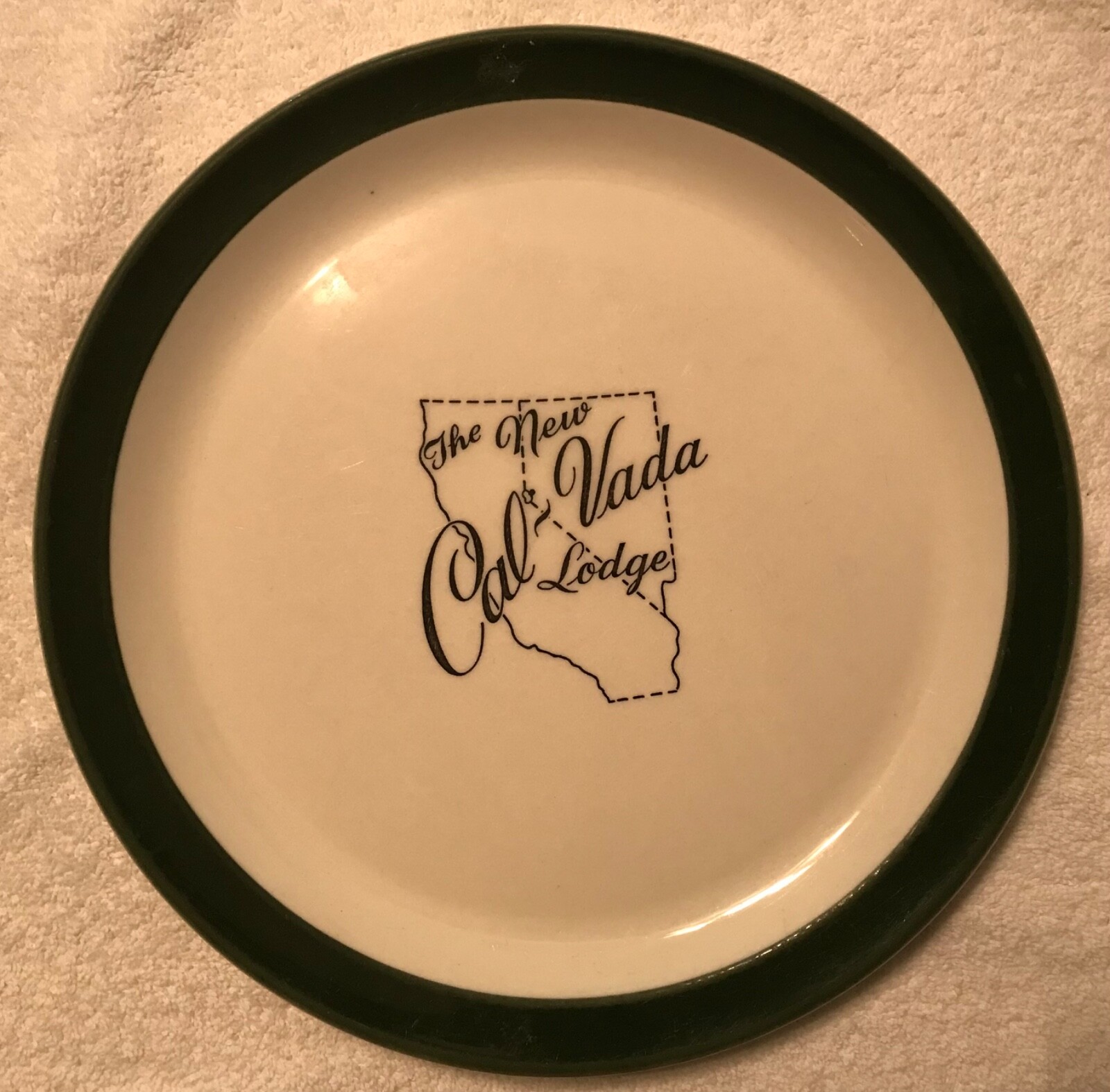 The New Cal Vada Lodge plate Casino  - Lake Tahoe Nevada RARE