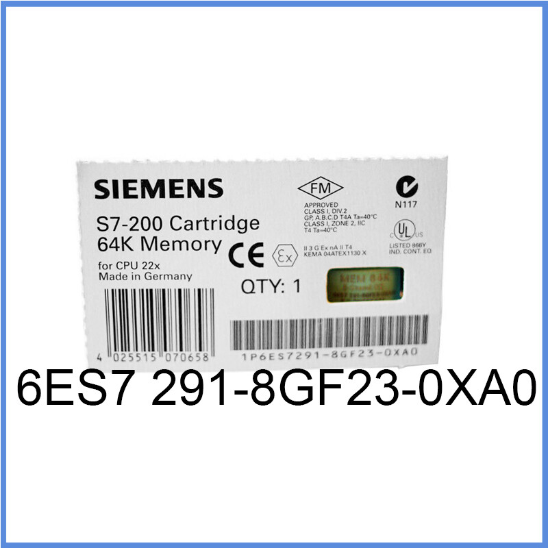 New In Sealed Box Siemens 6ES7 291-8GF23-0XA0 6ES7291-8GF23-0XA0 64K Memory Card