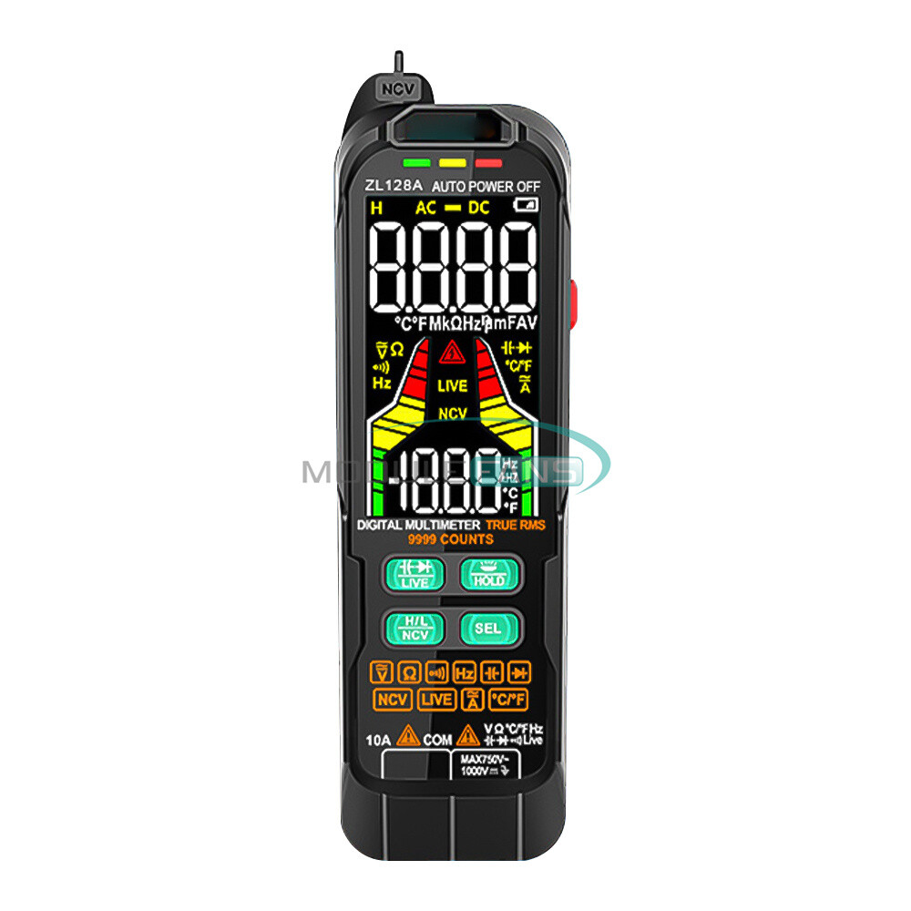 Digital Multimeter Voltage Current Capacitance Frequency Diode True RMS Tester