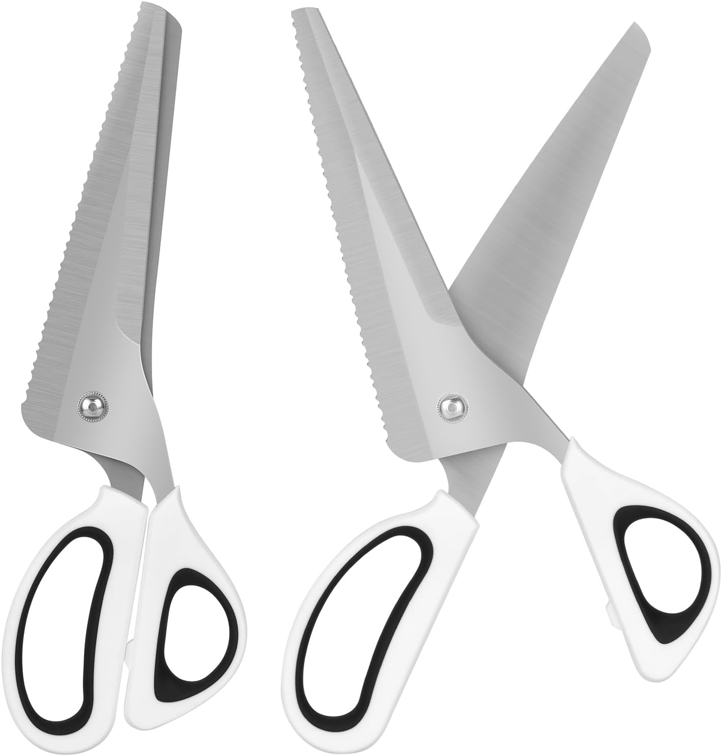 Professional Kitchen Scissors Food,Poultry Shears Heavy Duty W/ Serrated