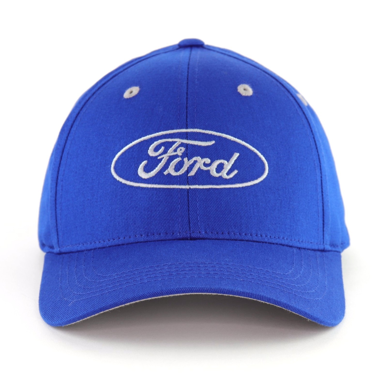 Ford Oval Logo Blue Baseball Hat Ball Cap Embroidered Official Licensed