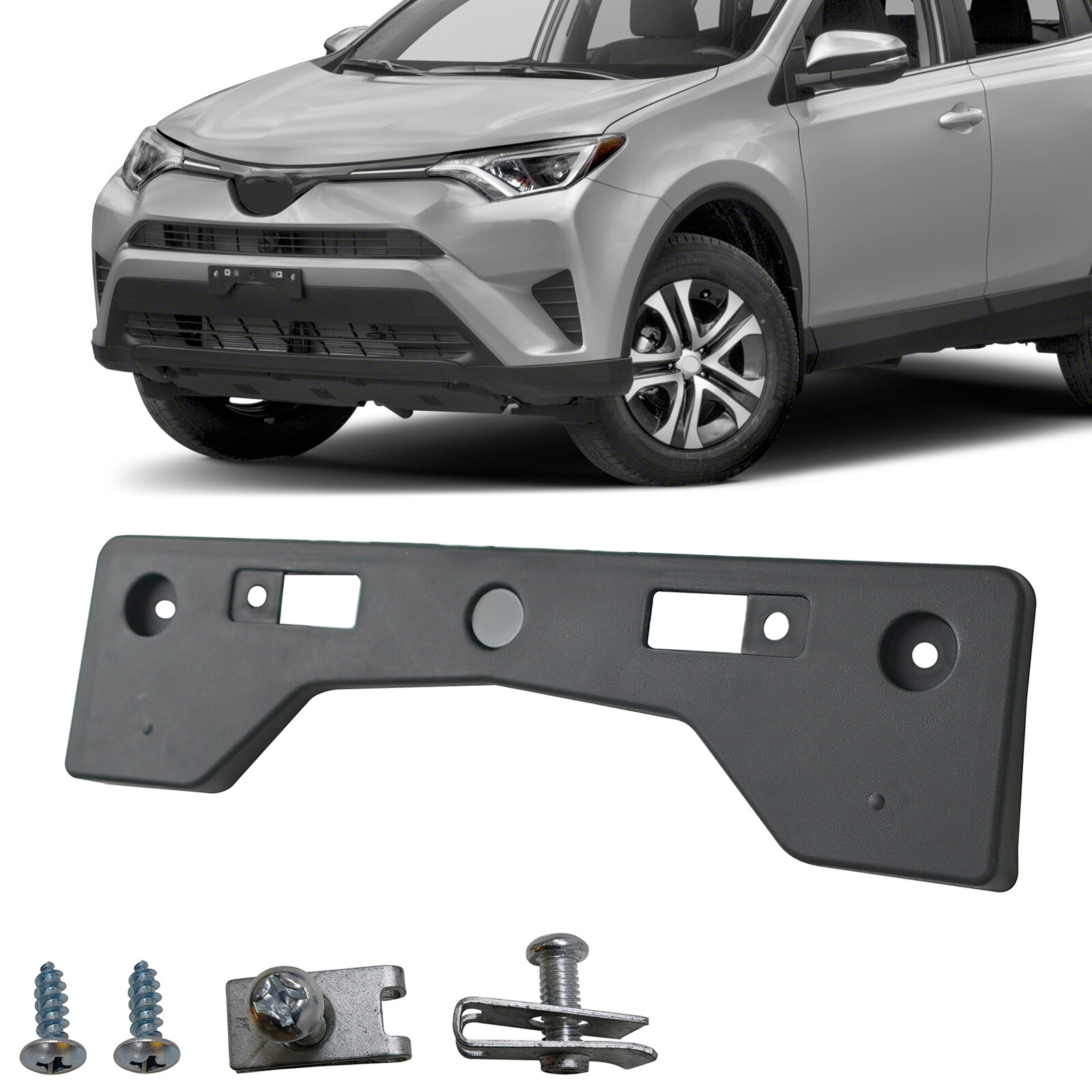 For 2016 2017 2018 Toyota RAV4 Front License Plate Frame Holder Mounting Bracket