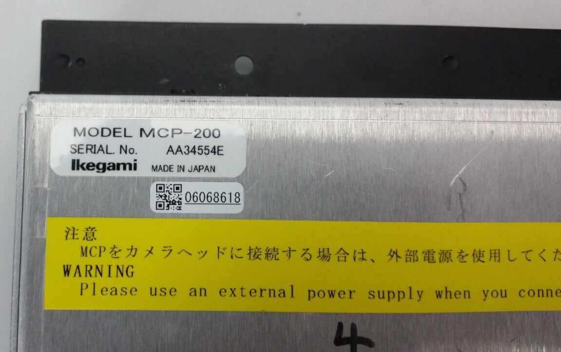 Ikegami MCP-200 Master Control panel