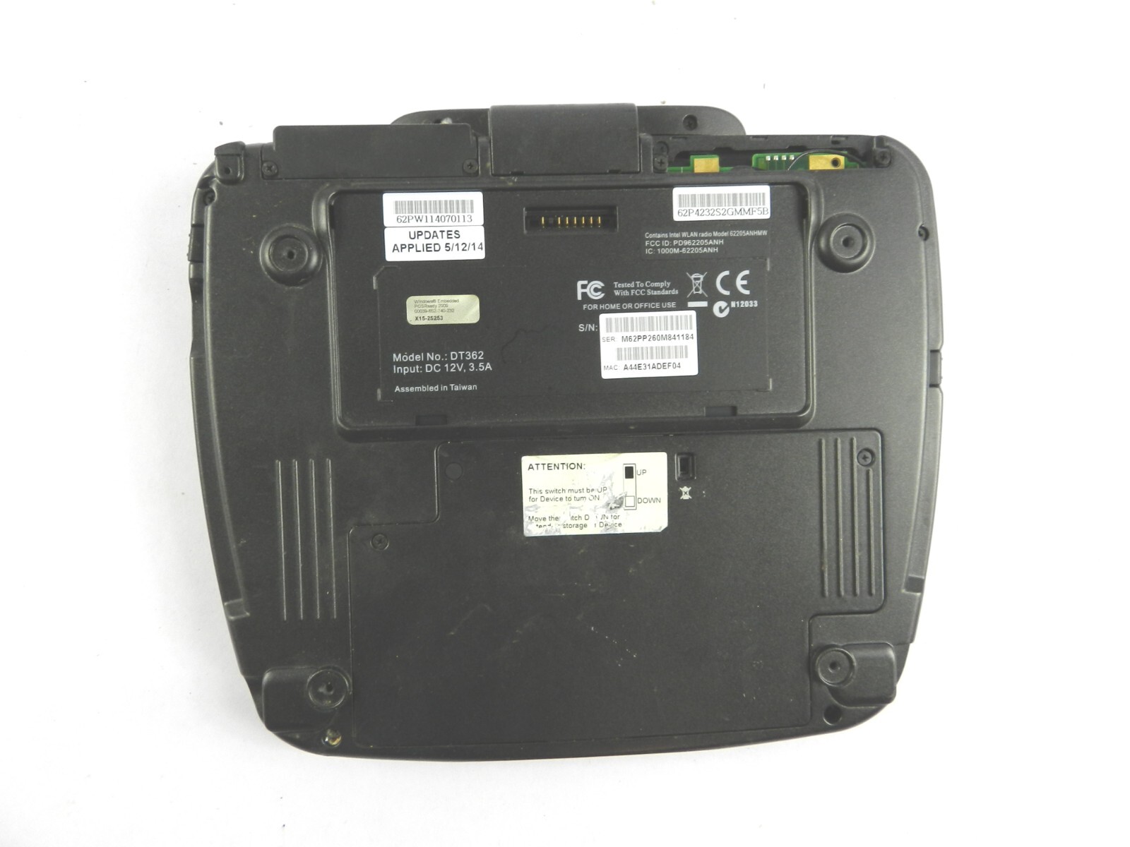 DT Research DT315 DT365 Tablet Black E221