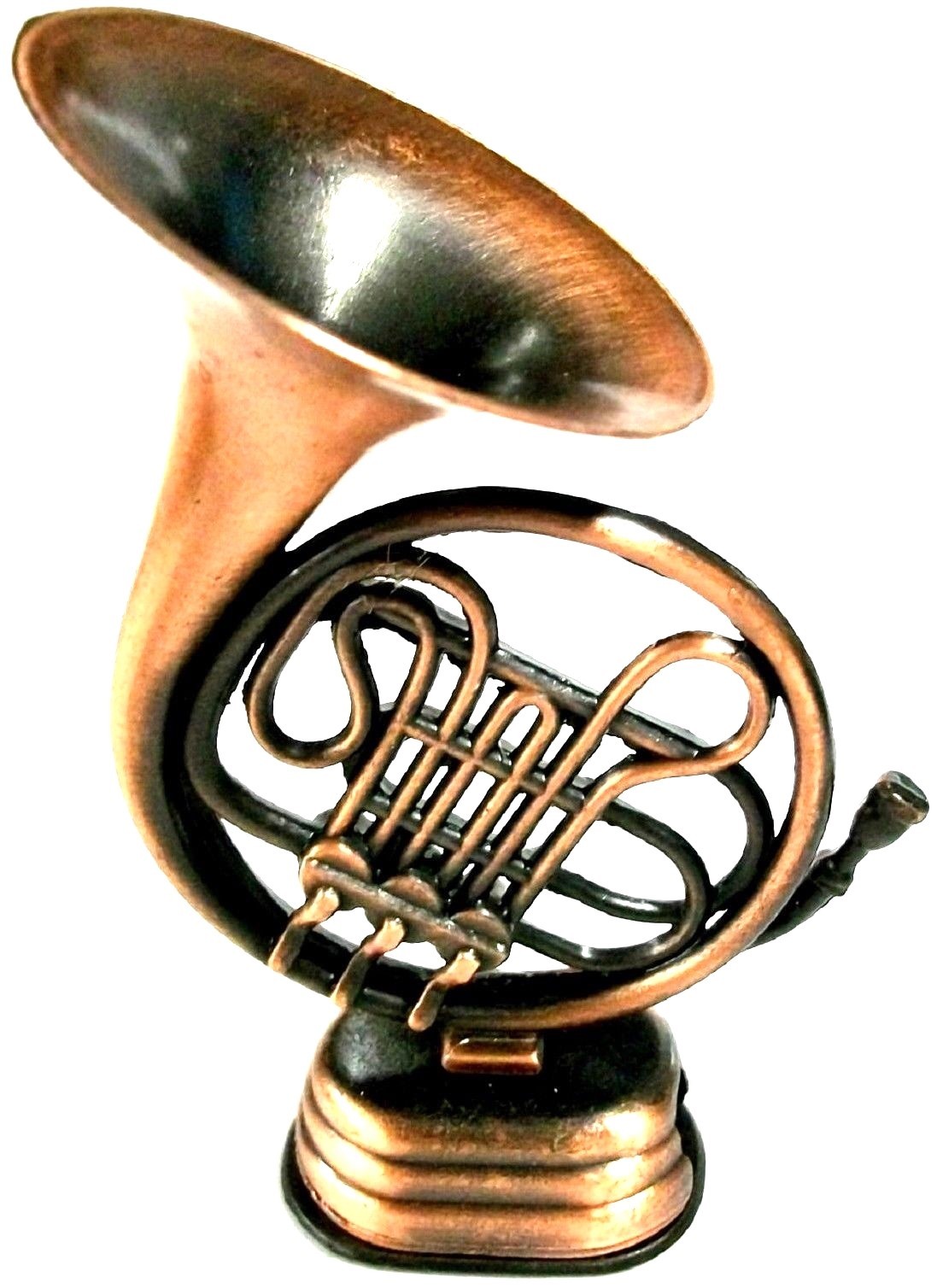 French Horn Die Cast Metal Collectible Pencil Sharpener