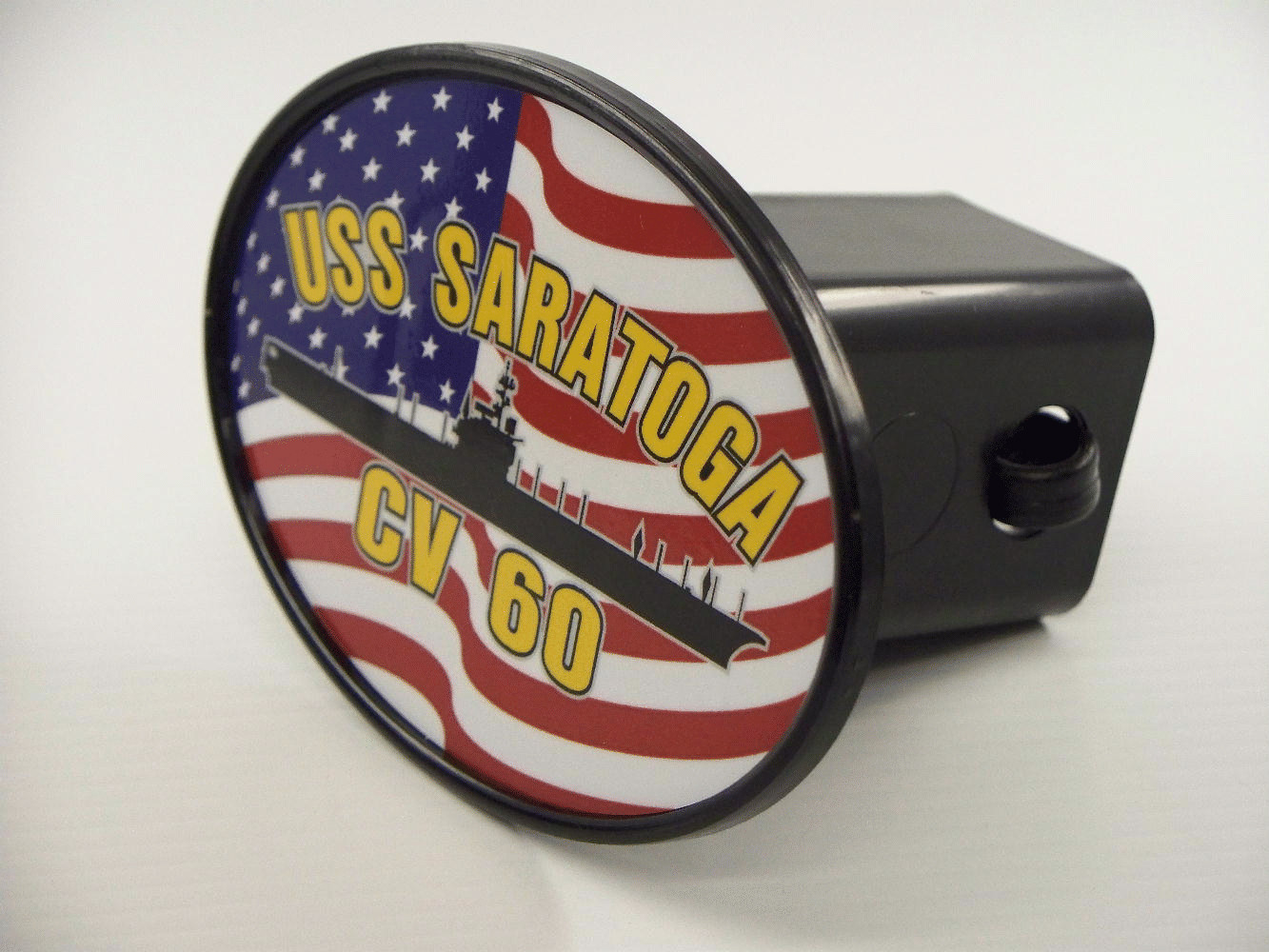USS SARATOGA CV 60 Hitch Cover Military USN U S Navy