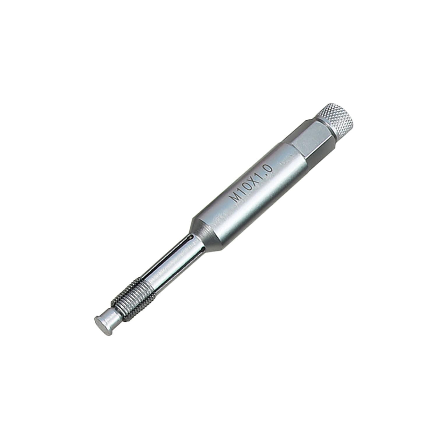 Spark Plug Thread Repair Tool M10x1.0 Back Tap Heavy Duty Steel Engine Cylinder