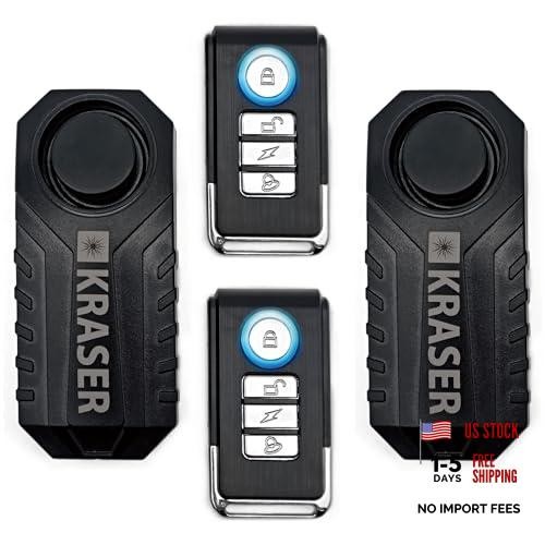 KR726P2 2 Pack Bicycle Remote Control Motion Sensor 7 Tier 3 Tone Pack of 2