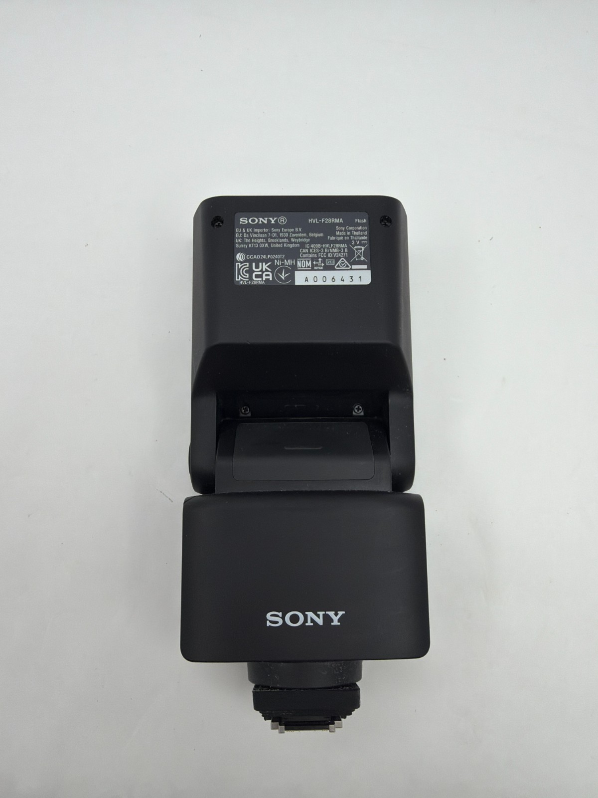 Sony HVL-F28RMA External Flash with Wireless Remote Control (parts or repair)
