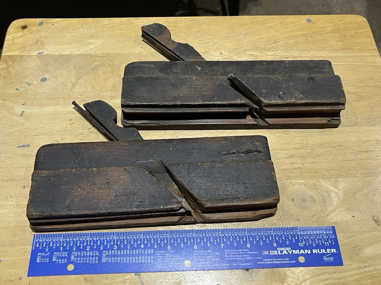 Vintage Lot 2 Wooden Planes