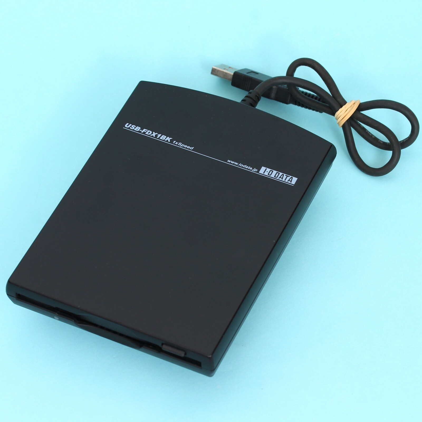 IO Data Portable External USB 1.44 MB 3.5” FDD Floppy Disk Drive USB-FDX1BK