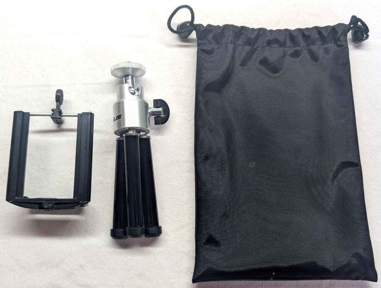 Targus Mini Tabletop Tripod w/ Universal Smartphone Mount & Carry Pouch