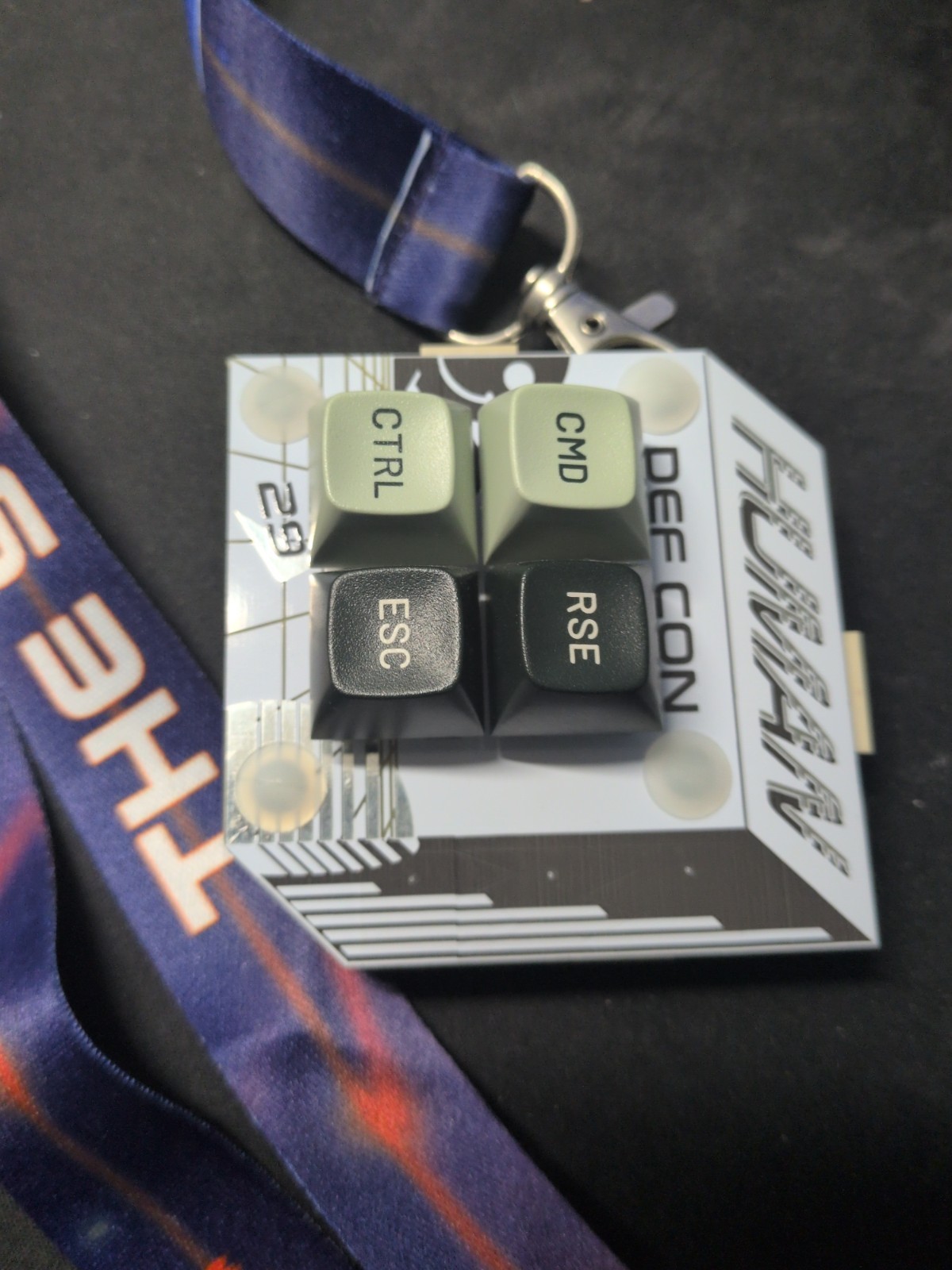 DEFCON BADGE Defcon 29 2021(working W/leds) *missing a easily replacable key or2