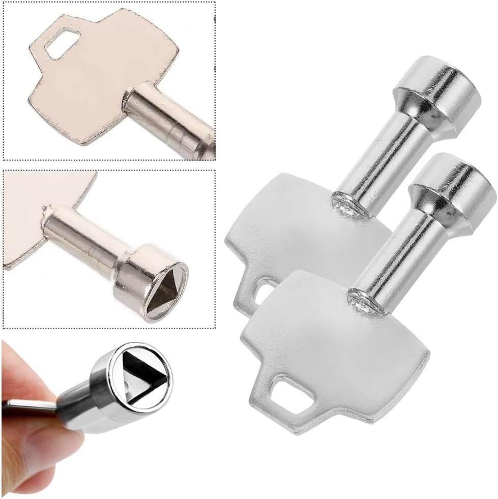 5 Pack Trash Can Key Utility Keys Triangular Socket Key Cabinet Key Triangle Sp
