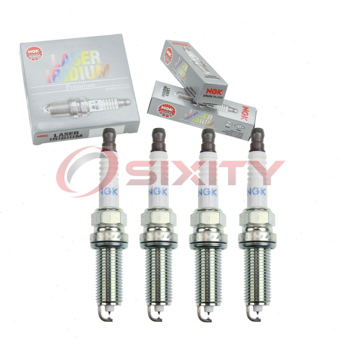 4 pc NGK Laser Iridium Spark Plugs for 2017-2020 Subaru Impreza 2.0L H4 tm