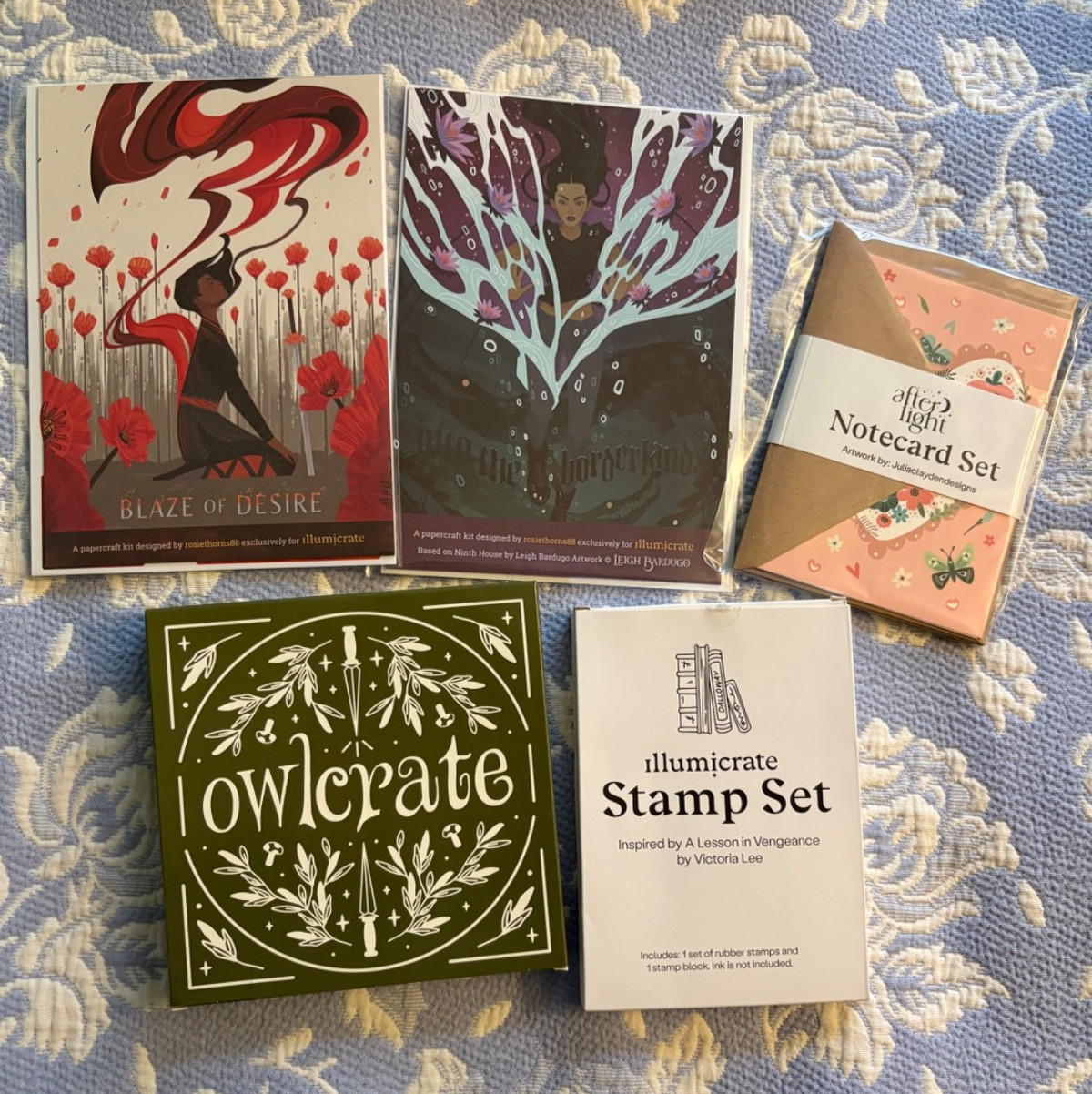 Lot of Illumicrate and Owlcrate craft sets