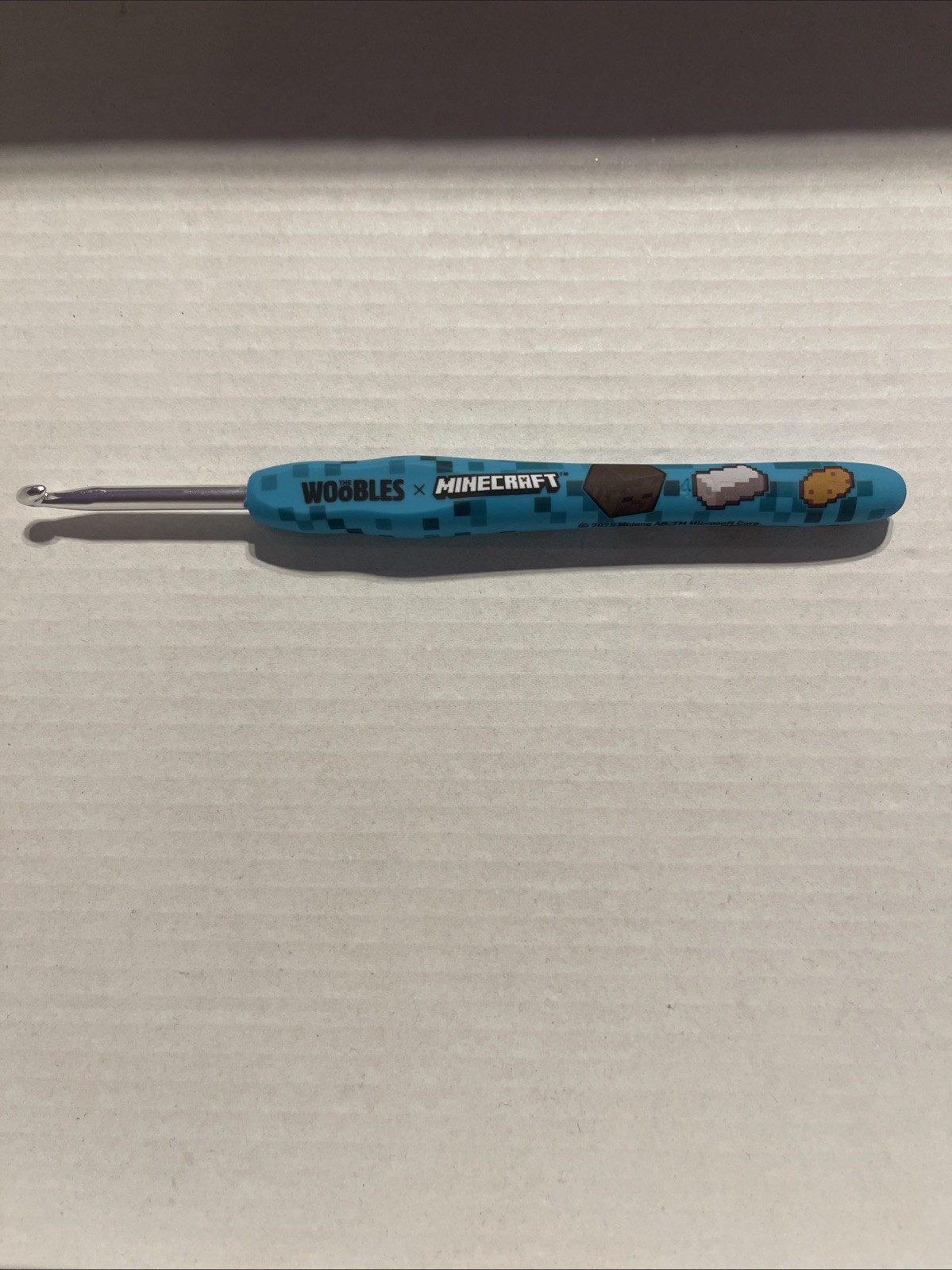 *Limited Edition* The Wooble Mine craft Zombie Crochet Hook (Never Used!)