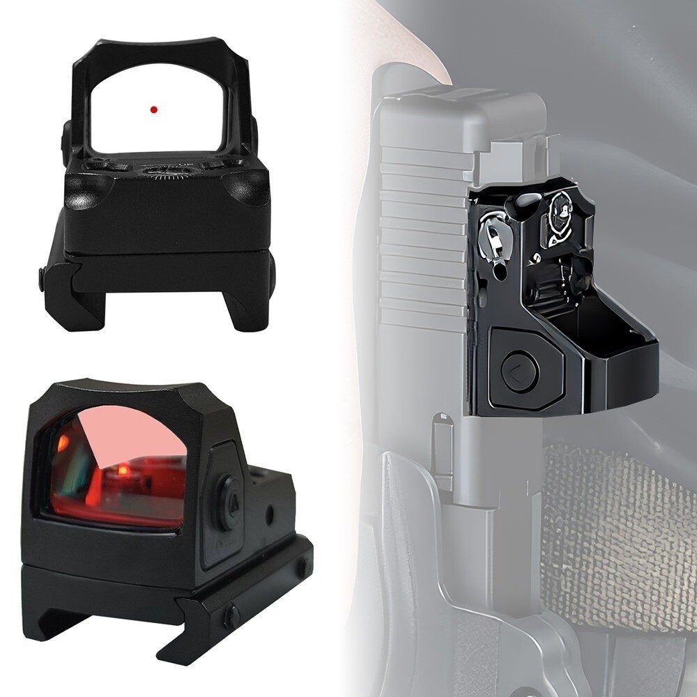 Compact Red Dot Sight Motion Awake 2 MOA Optic for RMR MOS Picatinny Pistol
