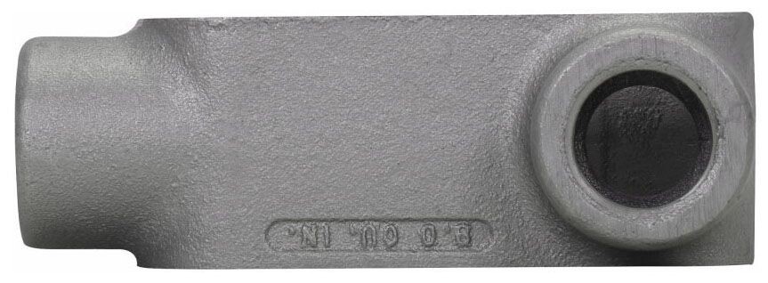 Crouse-Hinds L37, Rigid Conduit Outlet Body, 1 L Form 7 Rigid Outlet Body, 2 PC