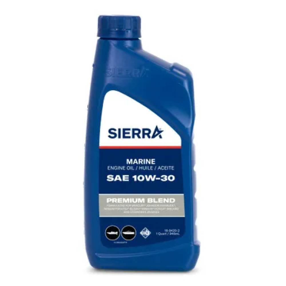 Sierra 18-9420-2 10W-30 FC-W 4-Stroke Marine Engine Oil, 1 Quart